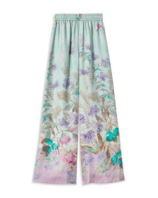 Silk Palazzo Pants by LA DOUBLEJ