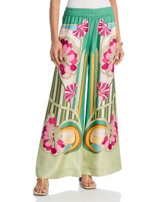 Silk Palazzo Pants by LA DOUBLEJ
