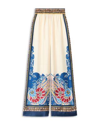 Silk Palazzo Pants by LA DOUBLEJ
