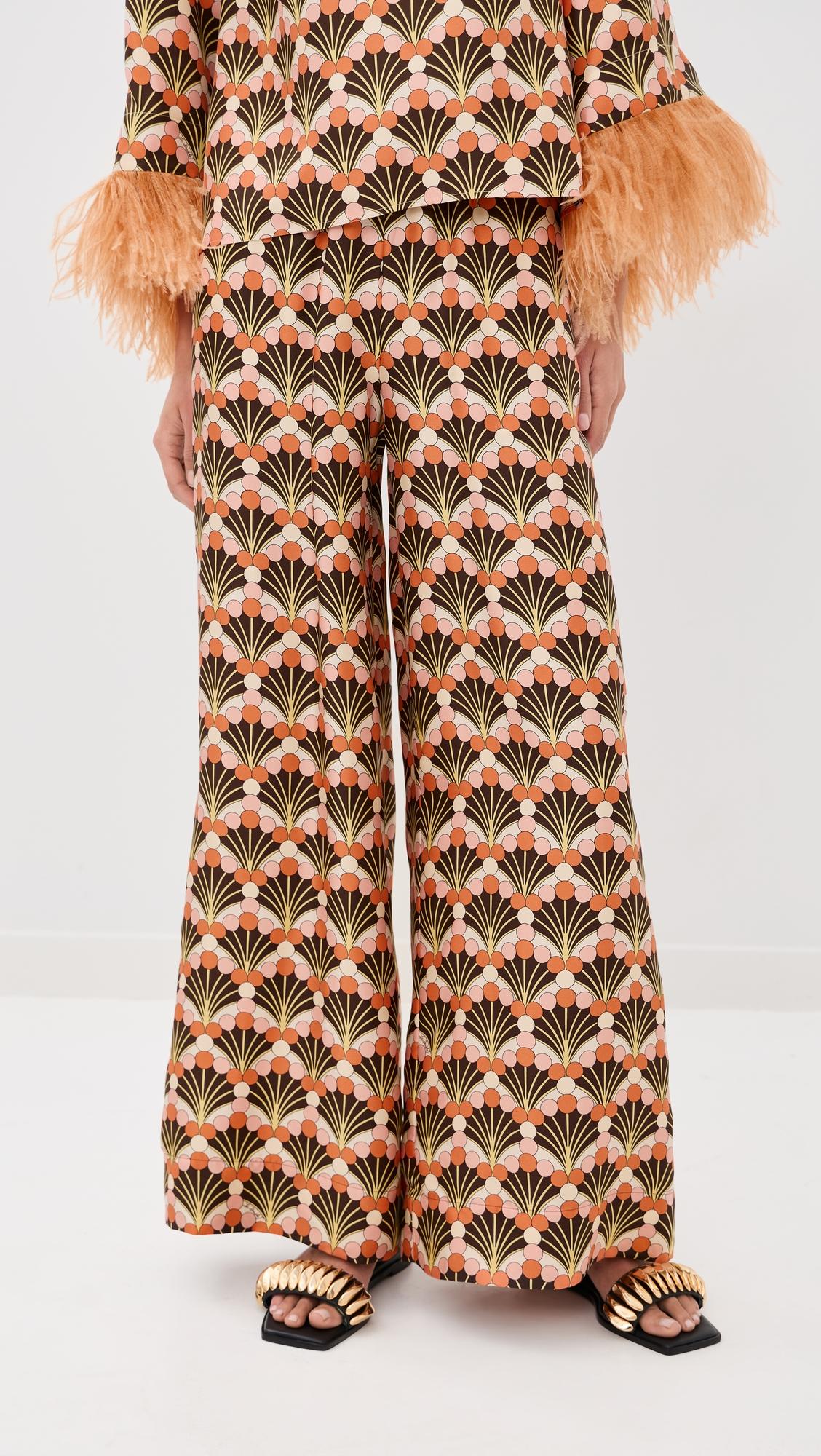 Silk Palazzo Pants by LA DOUBLEJ