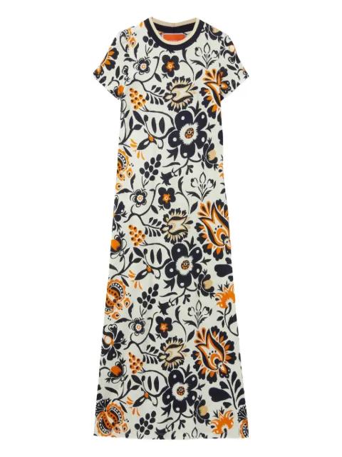 Swing floral-print dress by LA DOUBLEJ