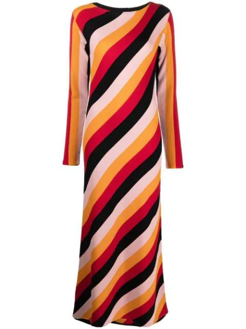 Swing knitted maxi dress by LA DOUBLEJ