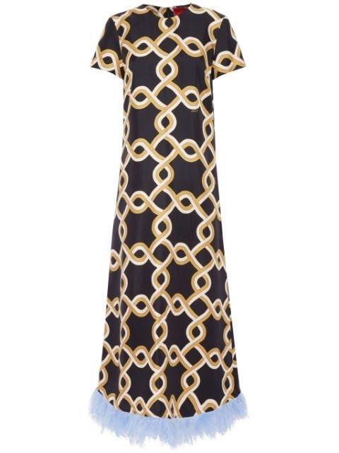 Swing (with feathers) dress by LA DOUBLEJ