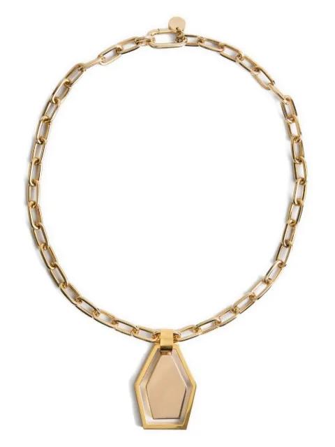 Swinging Portal necklace by LA DOUBLEJ