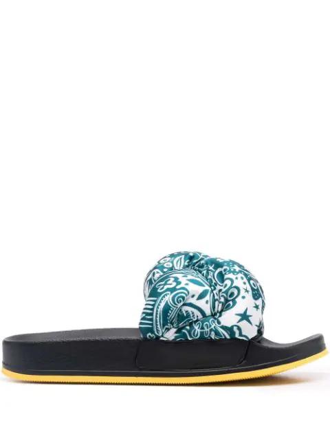 Treccia slide sandals by LA DOUBLEJ