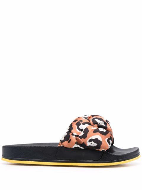 Treccia slide sandals by LA DOUBLEJ
