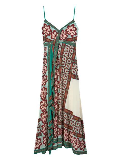 Turn Around floral-print maxi dress by LA DOUBLEJ