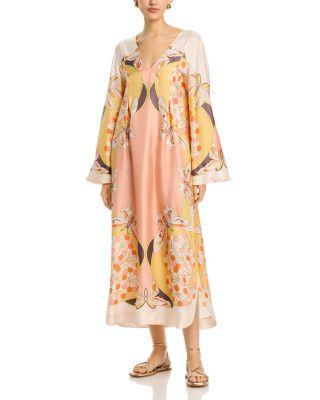 Twin Flame Silk Dress by LA DOUBLEJ