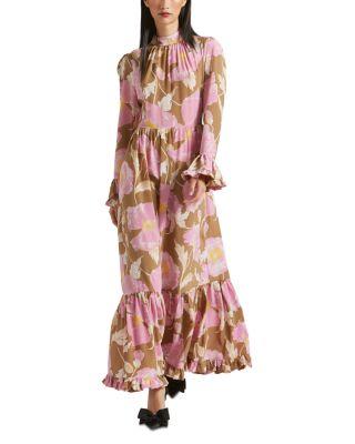 Visconti Silk Dress by LA DOUBLEJ
