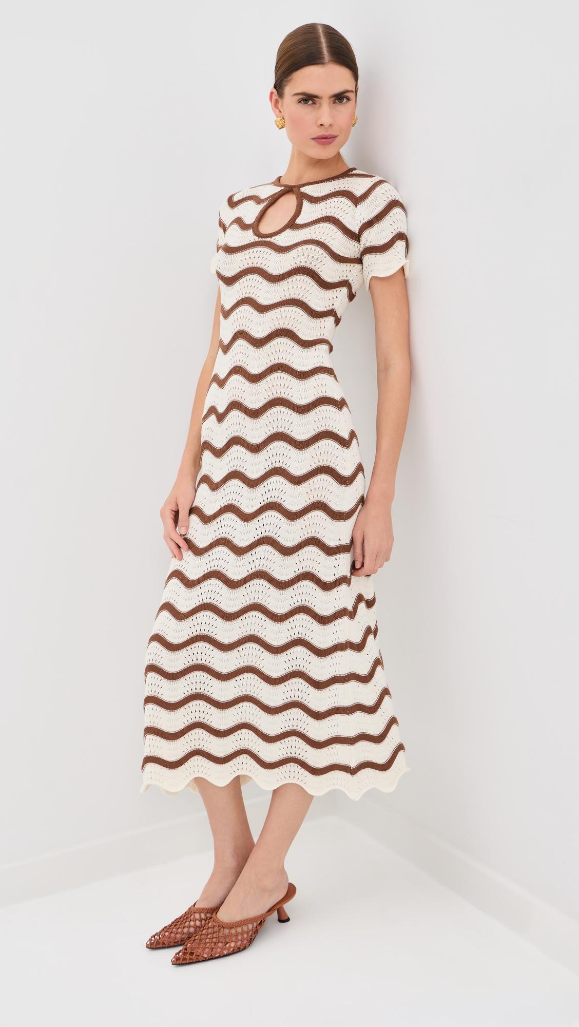Wavy Swing Dress by LA DOUBLEJ