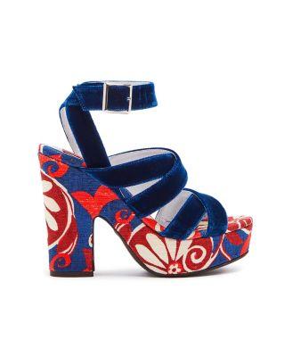 Women's Medal Wedge Sandal by LA DOUBLEJ
