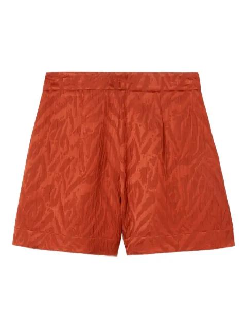 animal-print shorts by LA DOUBLEJ