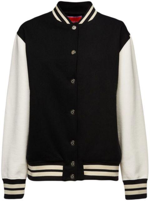 embroidered bomber jacket by LA DOUBLEJ