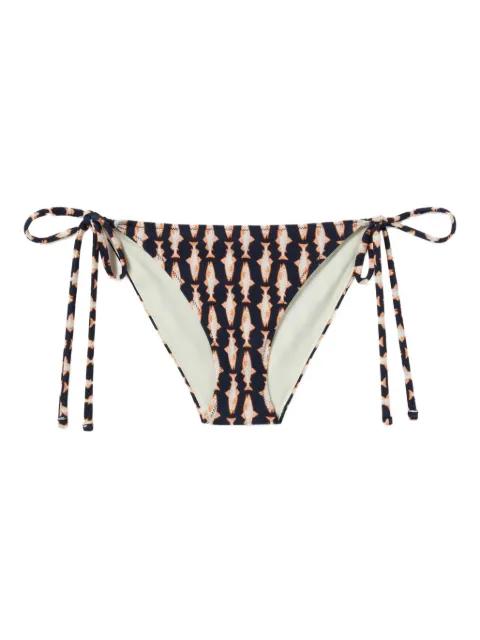 fish-print bikini bottom by LA DOUBLEJ
