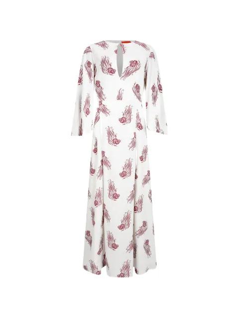 floral dress by LA DOUBLEJ