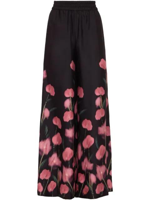 floral-print palazzo pants by LA DOUBLEJ