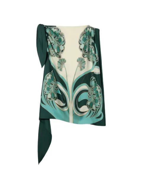 floral-print scarf by LA DOUBLEJ