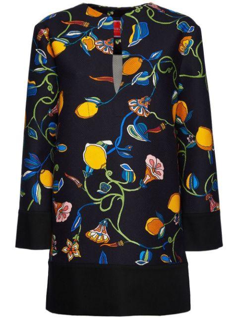 floral-print shift dress by LA DOUBLEJ