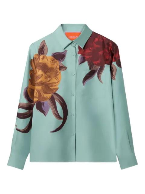 floral print shirt by LA DOUBLEJ