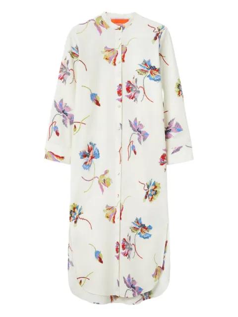 floral-print shirt dress by LA DOUBLEJ