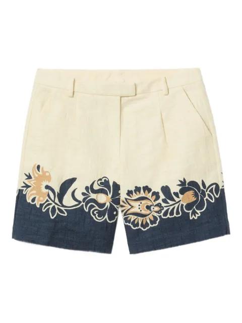 floral-print shorts by LA DOUBLEJ