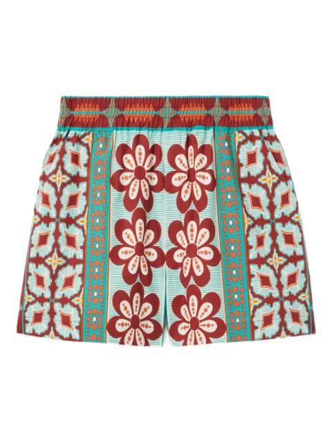 floral-print shorts by LA DOUBLEJ