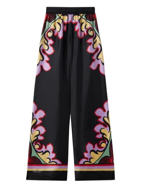 floral-print trousers by LA DOUBLEJ