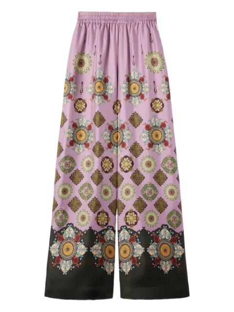 floral-print trousers by LA DOUBLEJ