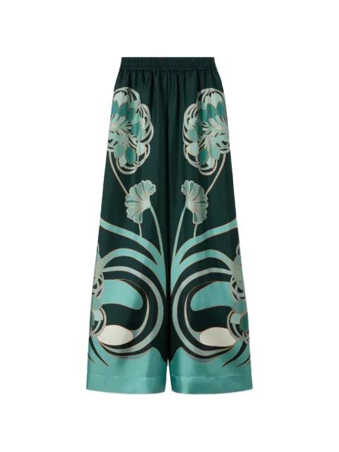 floral-print trousers by LA DOUBLEJ