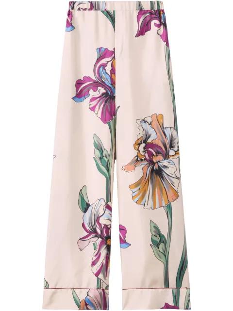 floral-print trousers by LA DOUBLEJ