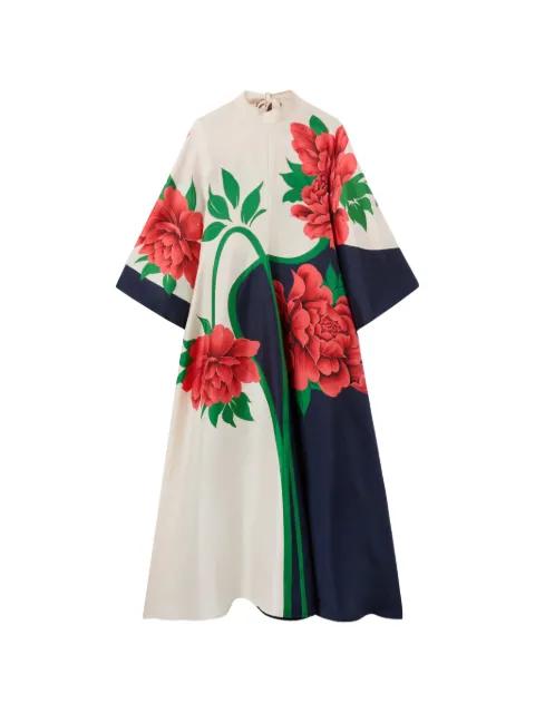 floral tie dress by LA DOUBLEJ