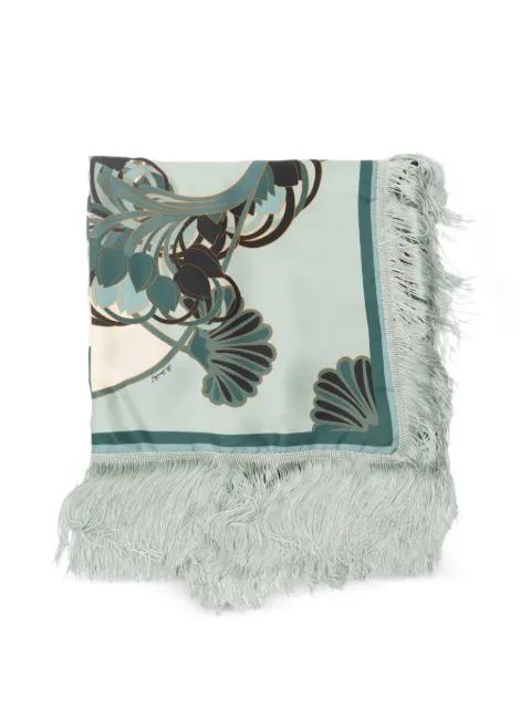 fringed scarf by LA DOUBLEJ