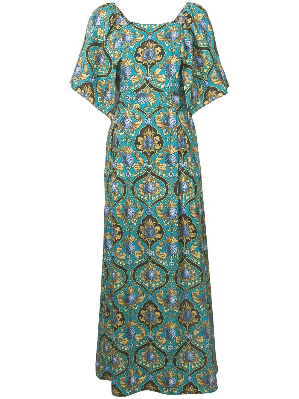 geometric print dress by LA DOUBLEJ
