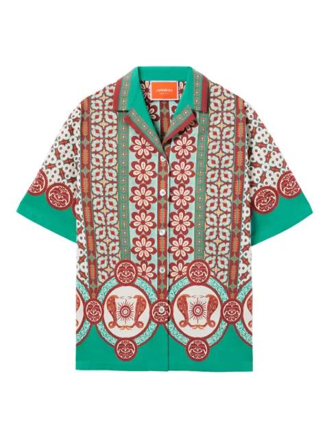 geometric-print patterned shirt by LA DOUBLEJ