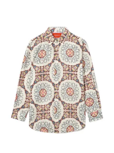 patterned shirt by LA DOUBLEJ
