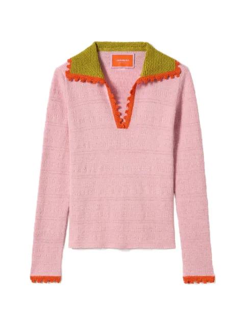 picket polo jumper by LA DOUBLEJ