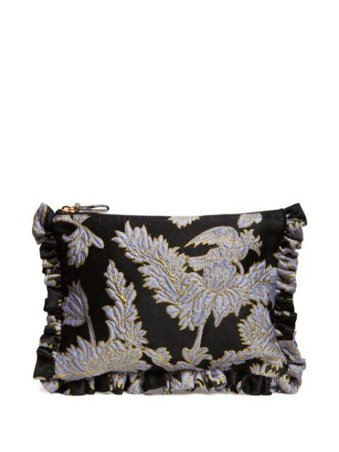 printed clutch bag by LA DOUBLEJ