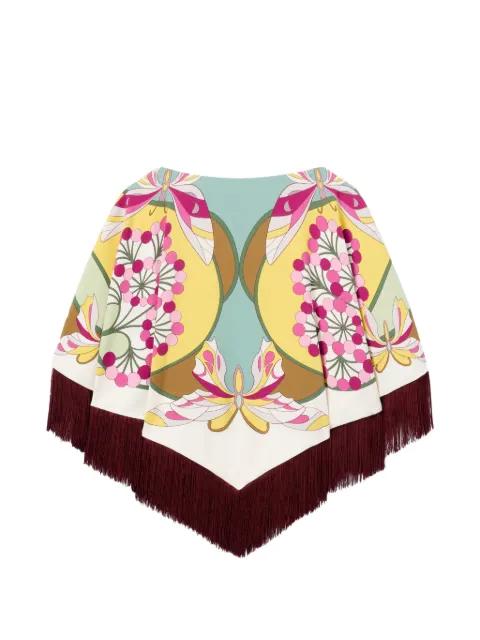 reversible mini poncho top by LA DOUBLEJ