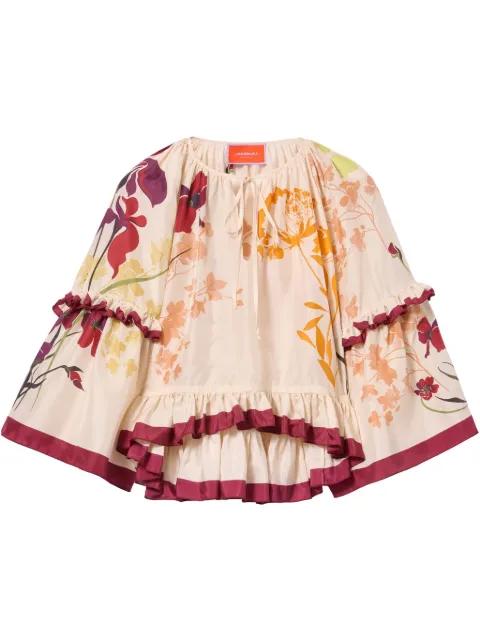 ruffled blouse by LA DOUBLEJ