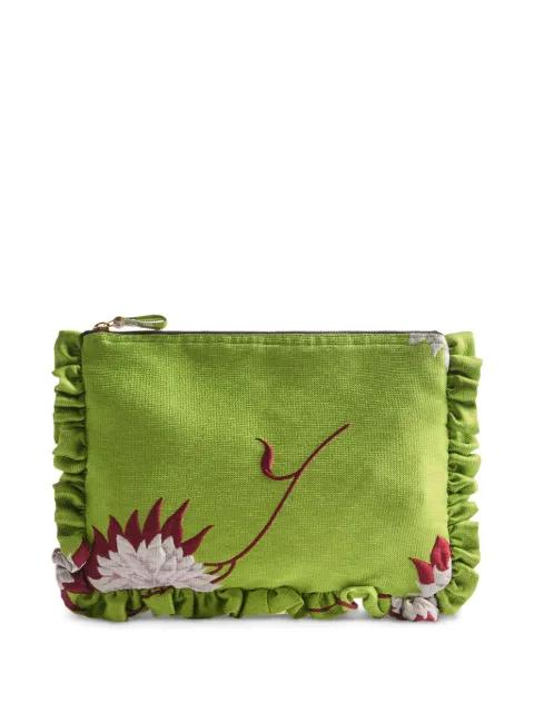 ruffled clutch by LA DOUBLEJ