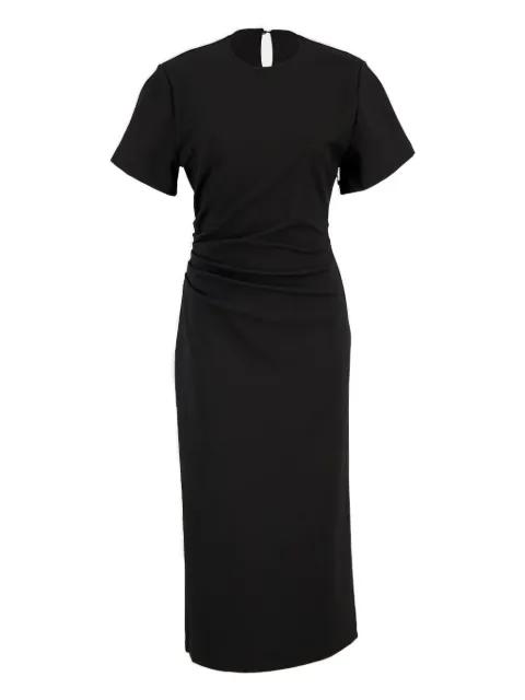short-sleeve midi dress by LA DOUBLEJ