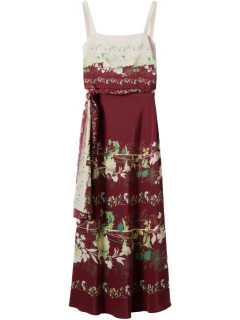 slip-around midi dress by LA DOUBLEJ