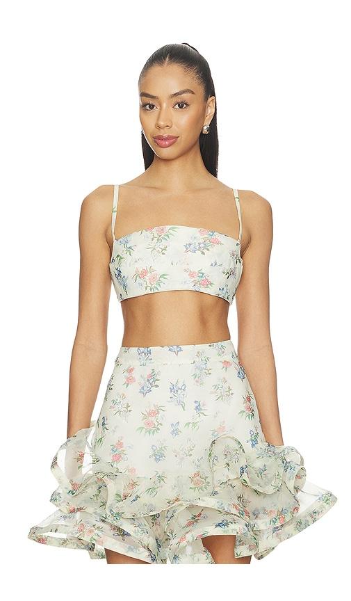 LA FUORI Petal Cascade Bralette in Yellow by LA FUORI