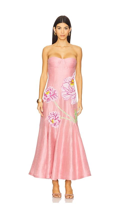LA FUORI Petaleeza Corset Gown in Pink by LA FUORI