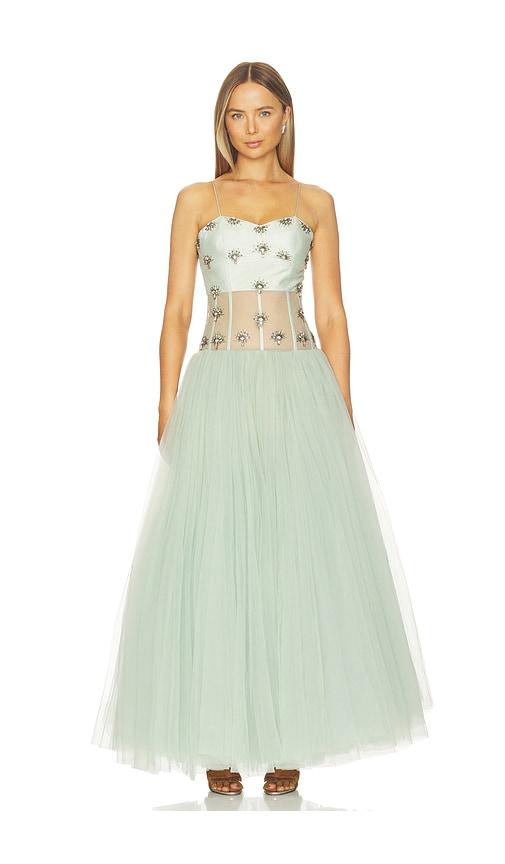 LA FUORI Serene Glacier Gown in Sage by LA FUORI