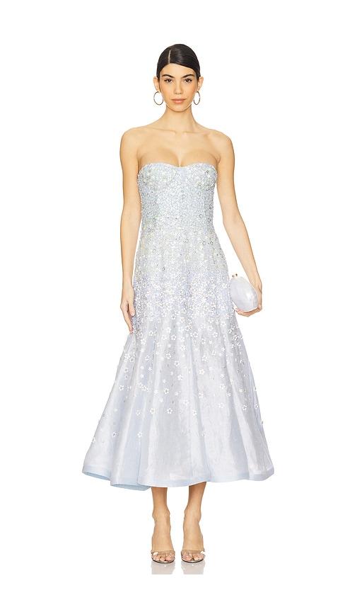 LA FUORI Vasilisa Petale Gown in Baby Blue by LA FUORI