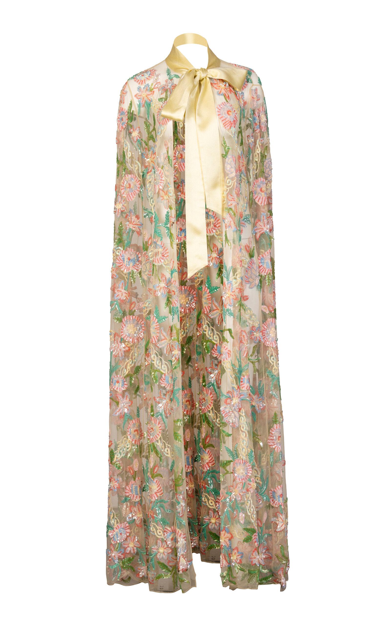 La Fuori Burst Of Lily Emb Embroidered Dress -oda Operandi by LA FUORI