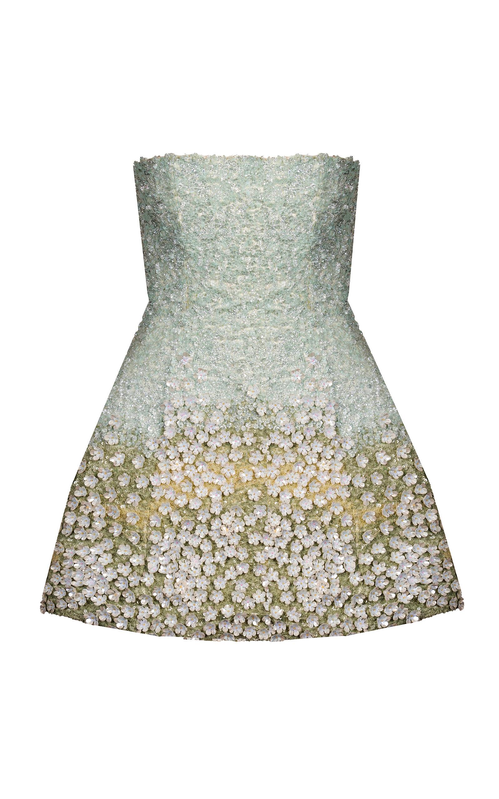 La Fuori Mystical Garden Embroided Mini Dress - Moda Operandi by LA FUORI