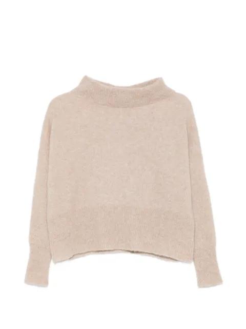 funnel-neck sweater by LA JULIE CASHMERE