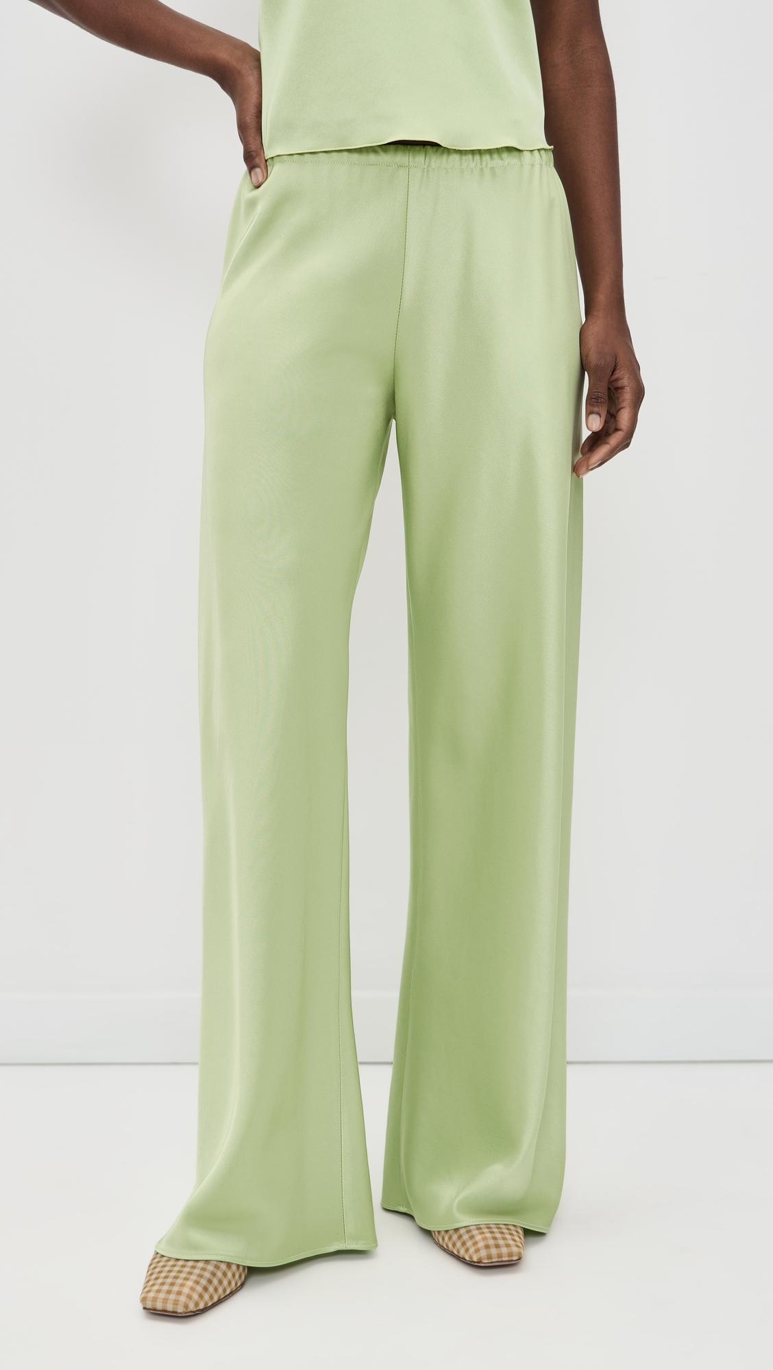 Double Face Satin Colby Pants by LA LIGNE